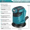 NEW Cordless Electric Sander Car Polisher 3 Gears of Speeds Adjustable Auto Polishing Machine Wood Metal Waxing Grinding Machine 125mm