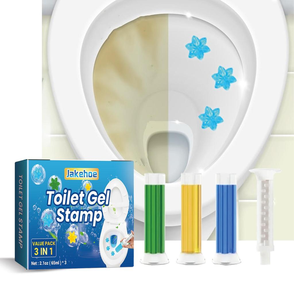 Jakehoe Toilet Flower Cleaner Toilet Deodorizer Clean Odor Urine Stain and Scale Remover for Toilets