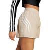 adidas Originals Atlanta Cut Line Loose Fit Comfortable Three-Quarter Casual Shorts Women Shorts Mysterious-Beige IY9238