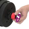 2 In 1 Adjustable Dumbbell and Barbell Set 30 Kg Black and Red