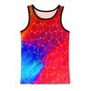 Colorful Graffiti Men's Vest Summer Street Casual Comfortable Sleeveless Sports T-Shirt Y2K Top
