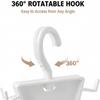 4/2/1Pc V-Shape Multi Hook Closet Hanger Organizer 12 Hooks Space Saving Wardrobe Clothes Hanger For Storage Efficiency