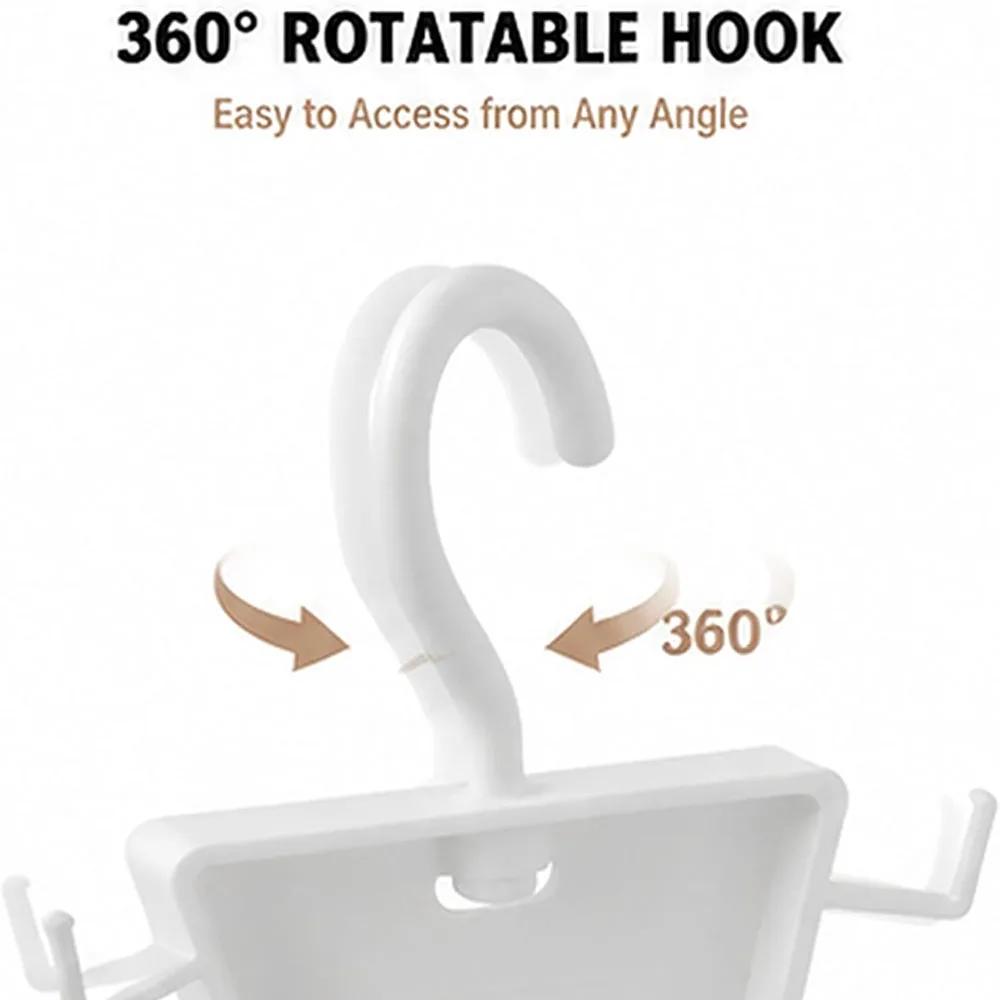 4/2/1Pc V-Shape Multi Hook Closet Hanger Organizer 12 Hooks Space Saving Wardrobe Clothes Hanger For Storage Efficiency