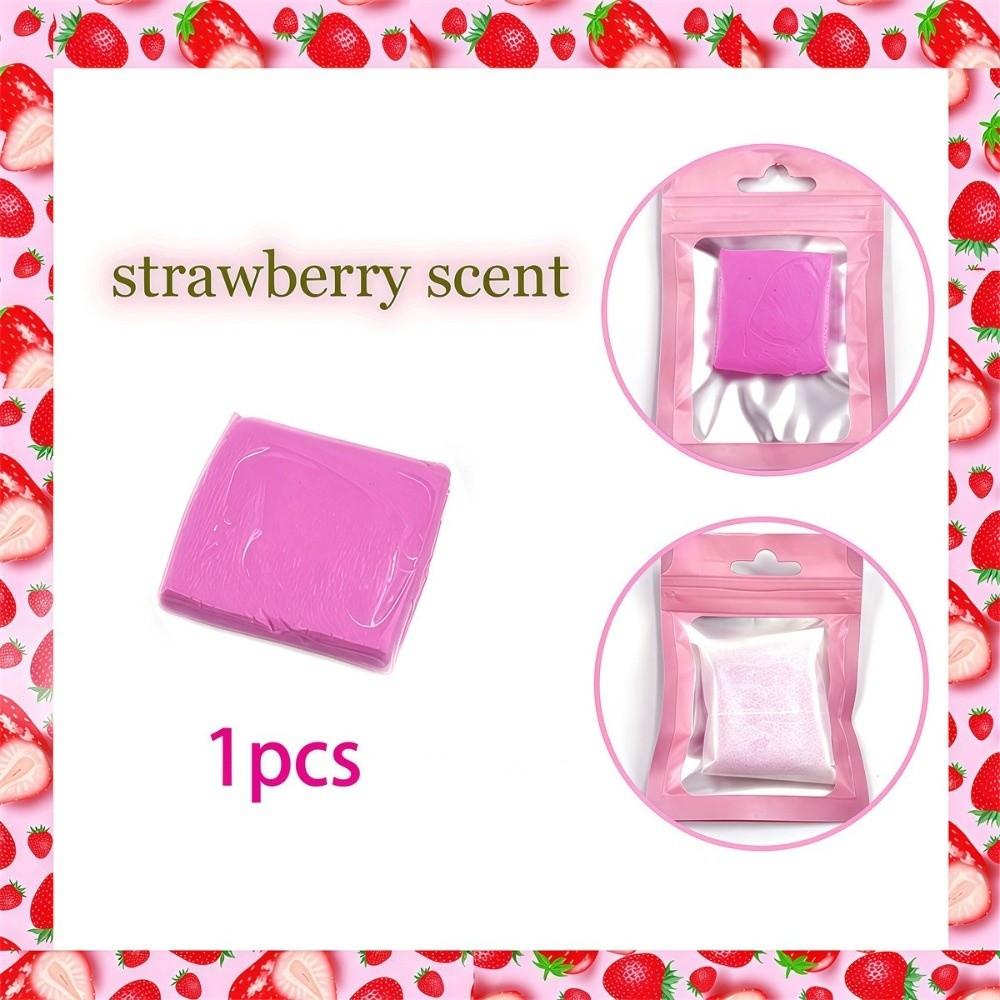 

1/2PCS Silicone Diamond Painting Clay Cross Stitch 3x3cm Painting Scented Clay DIY Embroidery Accessories Enduring Stickiness земляничный