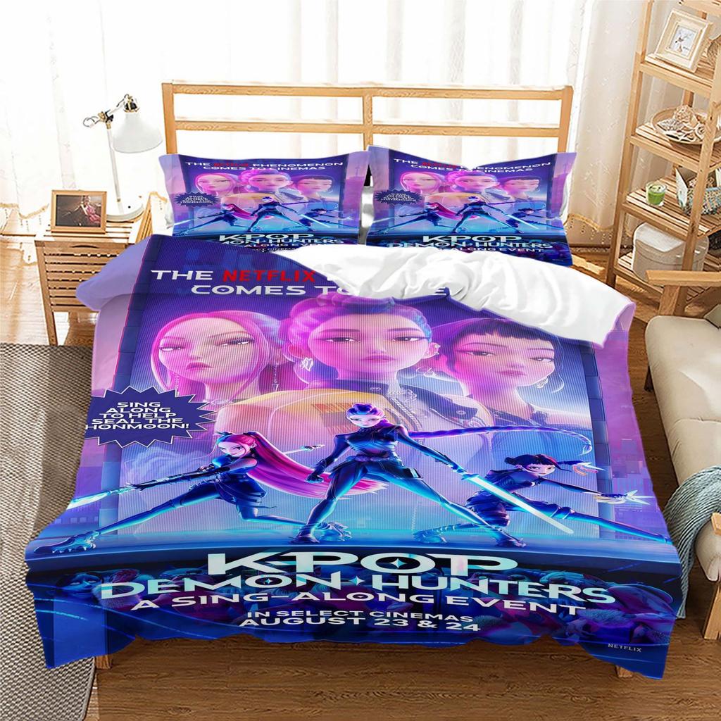 Witch Hunters 3D Digital Printing Three-Piece Set, Bedding