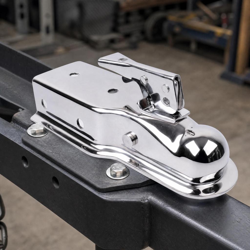 Trailer Coupler 316 Stainless Steel Locking Latch