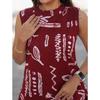 Floral Printed Sleeveless Top Kurti Palazzo Set Indian Women's Kurta Cord Set