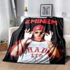 Eminem Flannel Blanket Soft All-Season Throw, Design for Camping, Car Travel, Hiking Sofa, Bed, Office Perfect Gift for Parties