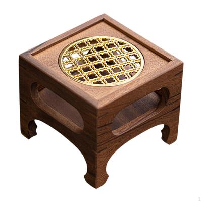 Tragbarer Teekannenwärmer aus Holz, ideal zum Erhitzen von Kaffee und Milch