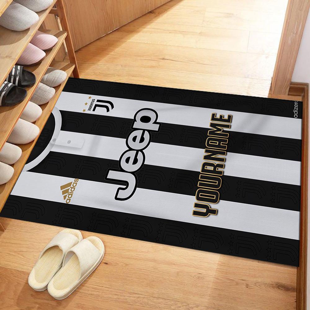 Juventus Customize Your Name Area Rug Suitable for Dormitory Entryway Balcony Study room Antislip Carpet Decorate Offices