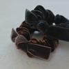 JewelVOX Scrunchie Hair Velvet Ribbon Hair Simple and Cute for Adults Tie, Women's Accessory, (Black)