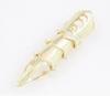 European & American Retro Rings: Punk Style Exaggerated Bendable Metal Nail Rings