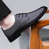 New Men's First-layer Cowhide Business Leather Shoes Live Stream Supply Genuine Leather Casual Men's Shoes Pointed Single Shoes
