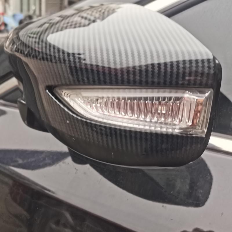 For Nissan Altima Sentra 2013 2016 2017 2018 Car Rearview Side Door Turning Light Mirror Cover Car Styling Accessories 2pcs