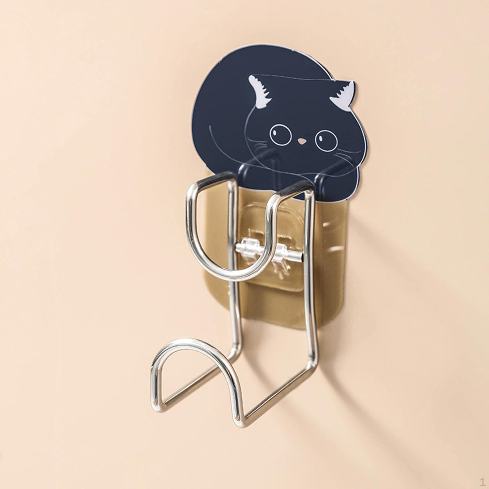 

Bath Towel Hook, Robe Hook Holder, Key Modern Coat for Entryway Kitchen Bathroom Living чорний