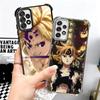 Seven D-Deadlys Sins Meliodas Soft Phone Case For Samsung A17 A27 A07 A37 A57 A16 A56 A15 A55 A14 A54 A13 A53 A26 A36 A25 A35 A2