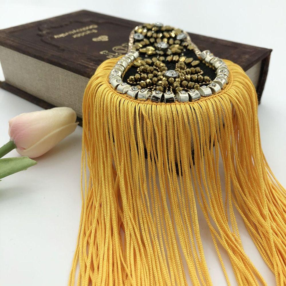 Pin Tassel Epaulette Cool Vintage Brooch Epaulette Exquisite Brooch Shoulder Board  Party