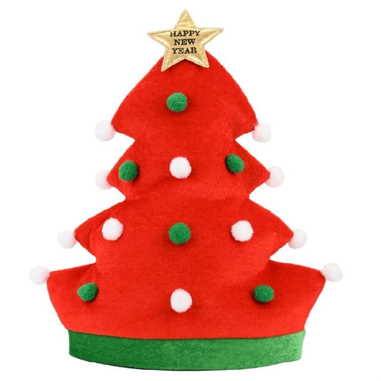 Christmas Party Hat Christmas Tree/Santa Hats Headgear For Caroling Family Portraits Gift Exchange Festival Decoration