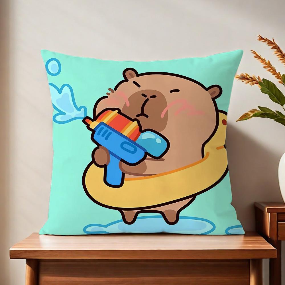 Carpincho CARTOON cushion cover For Pillow Printing Sofa Decoration Home Car Room Coffee Shop Office Nordic Simplicity