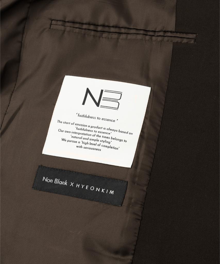 Nonblank [Hyun Kim] Semi-Overfit Blazer_Dark Brown