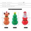 2026 Christmas Pet Squeaky Chew Toys Santa Tree Elk Durable Latex Rubber for Dogs Cats Teeth Grinding Fun Supplies Teething Toys