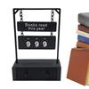 13.7x10x5cm Book Counter Sign Tabletop Decoration Hangable Books Read Tracker Desk Sign For School Dorm Library Bookshelf School