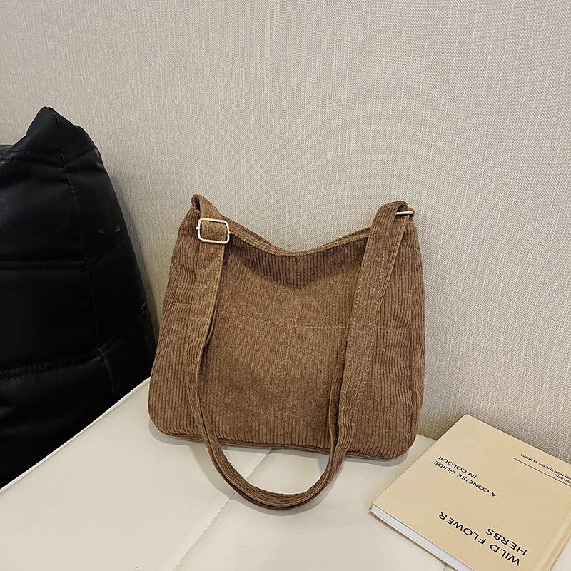 New Casual Korean Version of Summer Single-shoulder Crossbody Bag Retro Large Capacity Commuting Texture Tote Bag Women's Bag Trendy