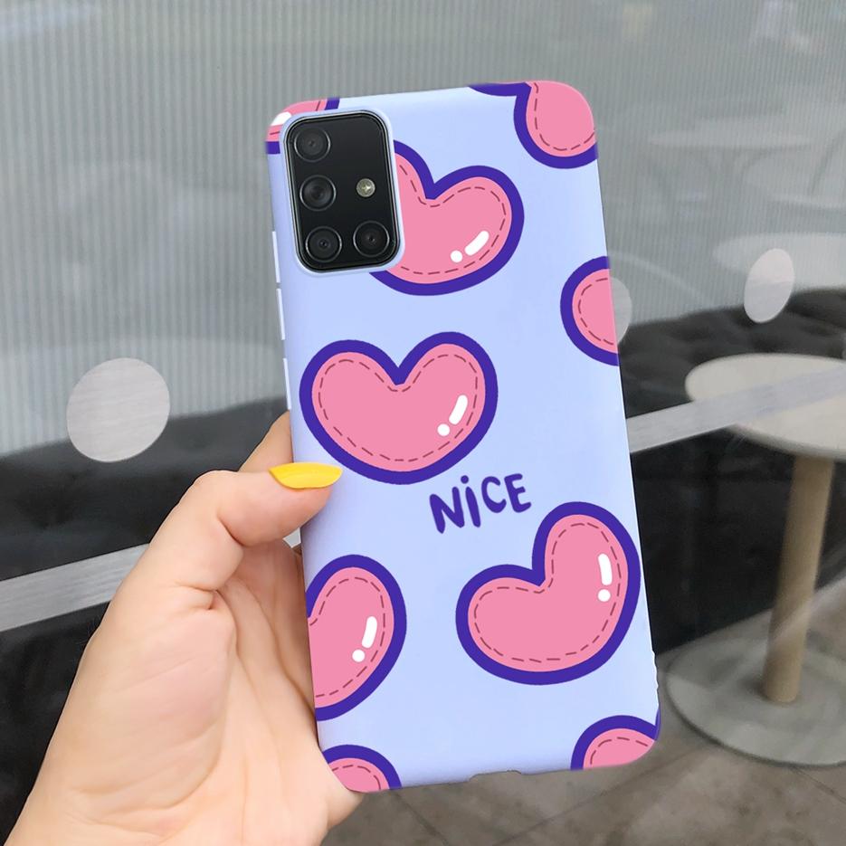 For Samsung Galaxy A31 A41 A51 A71 Case Cute Art Painted Back Cover Soft TPU Phone Case For Samsung A315 A415 A515 A715 F Bumper