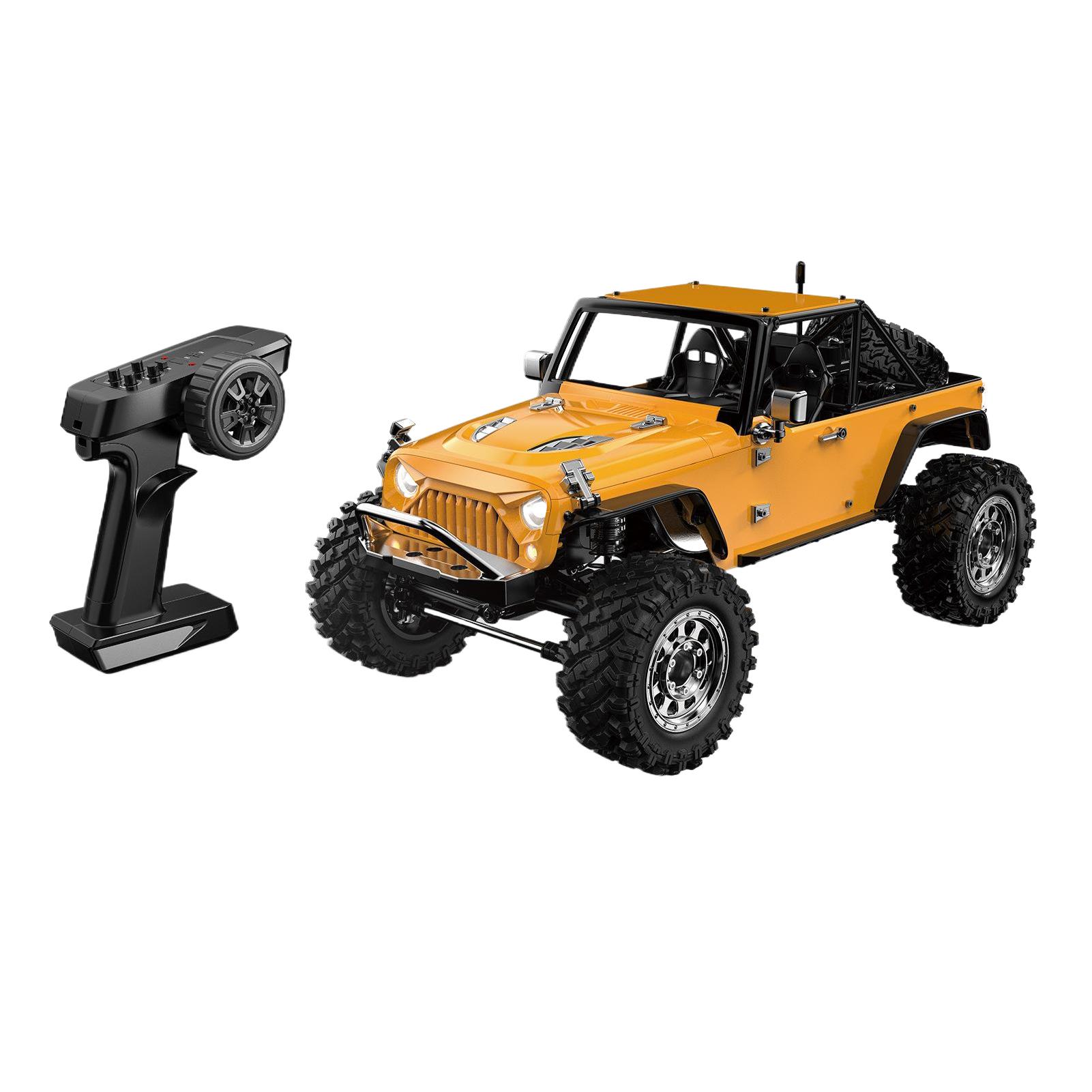 

HYPER GO MJX H12Y+ 1/12 Радиоуправляемая машина 4WD Бесколлекторная 2.4G Машины с дистанционным управлением Внедорожный радиоуправляемый грузовик Мосты с передней и задней дверью Радиоуправляемая машина Игрушка жёлтый
