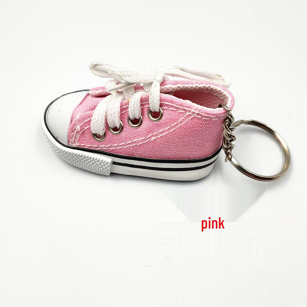 Mini Canvas Shoes Keychain Pendant - Sporty, Creative Gift Accessory