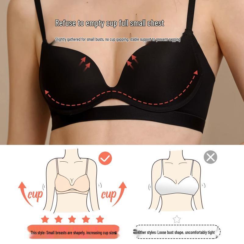 Women's Seamless Push-Up Bra - Enhances, Supports, Anti-Sag, No Underwire, Sexy & Lightweight for Summer