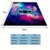 1pc Stitch Printing Blanket - Soft, All-Season Throw for Living Room, Bedroom,Personalized Gift with Adorable Cartoon Design