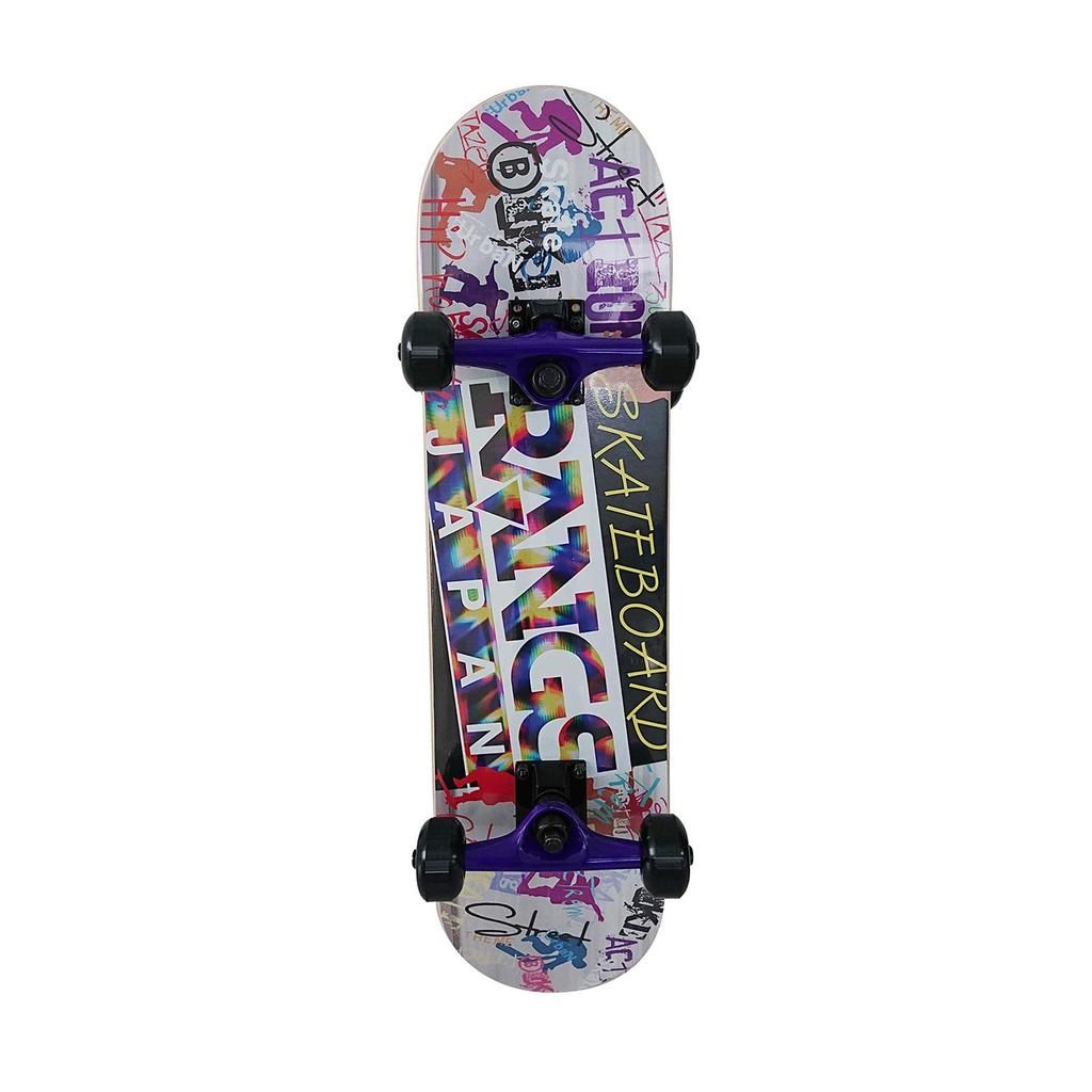 Langs Japan Langs R1 Skateboard Purple X 28 Inches Complete Set PU Wheels (RANGS) 7.25