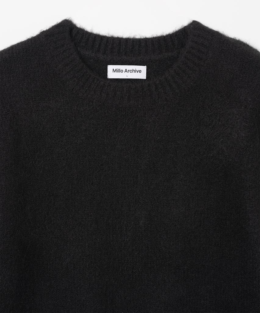 MILLO ARCHIVE Crop Silhouette Knit [Black] (Type A)