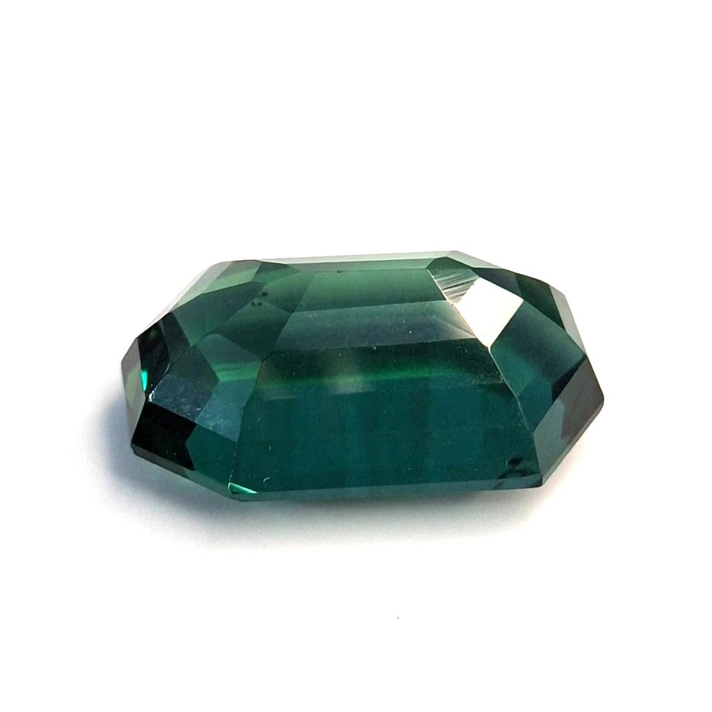 Green Tourmaline Rk 241 Natural 11-13 Ct Emerald Cut Stunning Gemstone