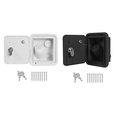Acessórios para tampa de travamento de água para RV RV Gravity Fresh Water Fill Hatch Inlet com chaves para carros Motorhome Barcos Trailer Caravans