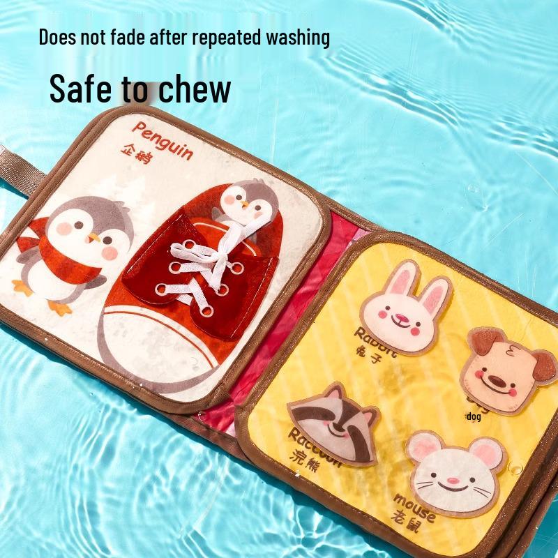 Baby Tear-Resistant Cloth Book: Early Learning & Quiet Activity Toy