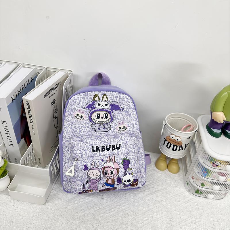 School Bag New Large-capacity Bag Labubu Cloth Cute Primary School Backpack Backpack School Bag