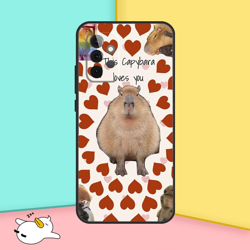 Funny Capybara Cover For Samsung Galaxy A53 A33 A13 A12 A32 A52 A14 A34 A54 A15 A25 A35 A55 A71 A51 Case