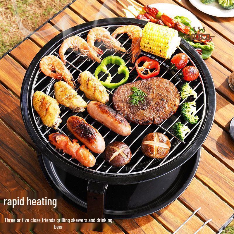 Портативный складной гриль для барбекю 1