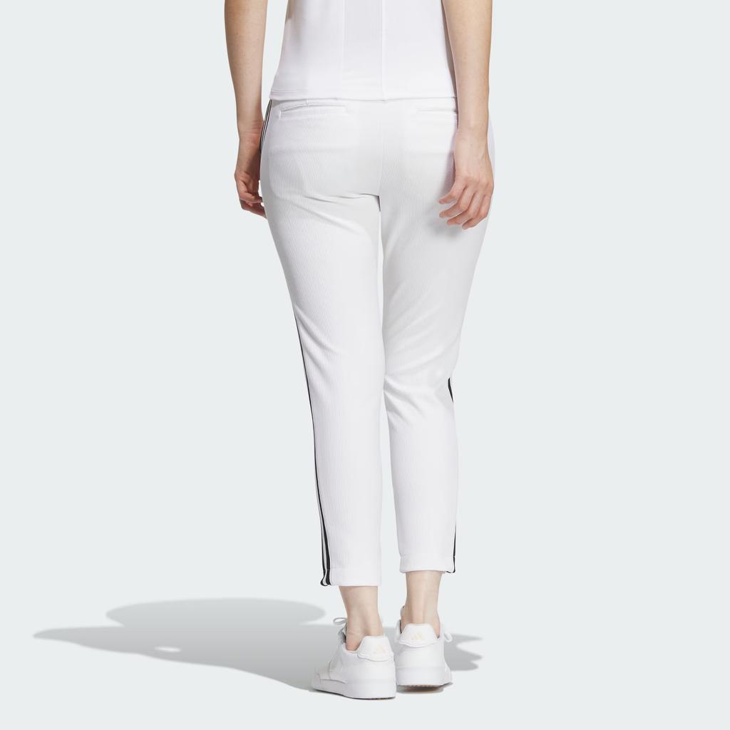 Adidas Aeroready 3-Stripes 7/8 Pants Color Block Golf Knitted Sports Pants Women pants White IK9789