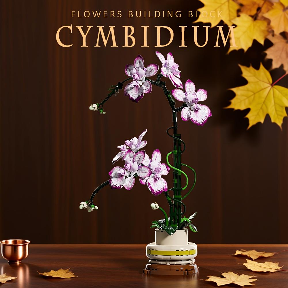 High-Quality 696Pcs High-Quality Elegant High-Quality Orchid High-Quality Blocks - High-Quality Home High-Quality Office High-Quality Decor