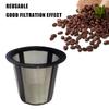1/2/4pcs Reusable K-Cup Filter Brew Coffee Tea Refillable Coffee Filters Mesh 43ml Coffee Reusable Pods for Keurig Coffee Maker