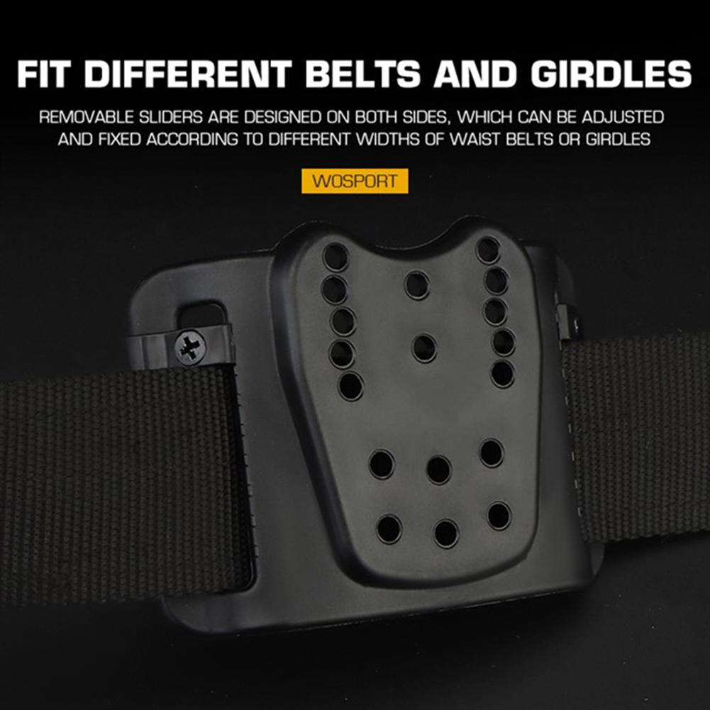 Nylon Multi-holes Waist Belt Holster Adapter Wear Resistant Adjustable Universal Wait Belt Quick Pull Adapter Accessories