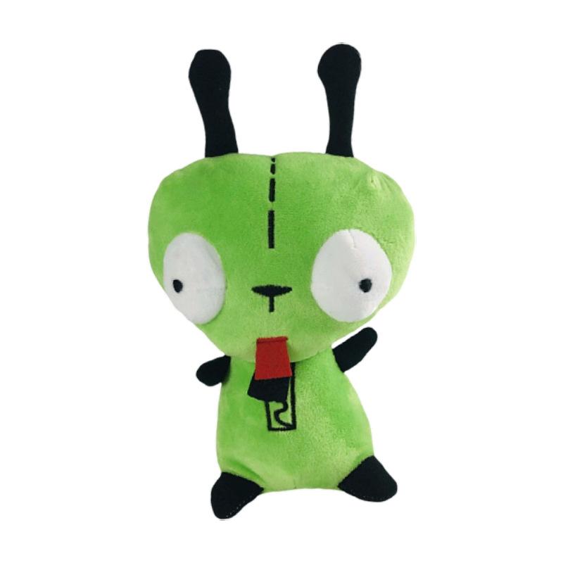 Invader Zim Plush Doll Collection Gir Robot Backpack Zim Green Alien Monkey Stitch Plush Toy Cartoon Merch Gift Invader Zim Anime Fans Kids Collectors 25cm