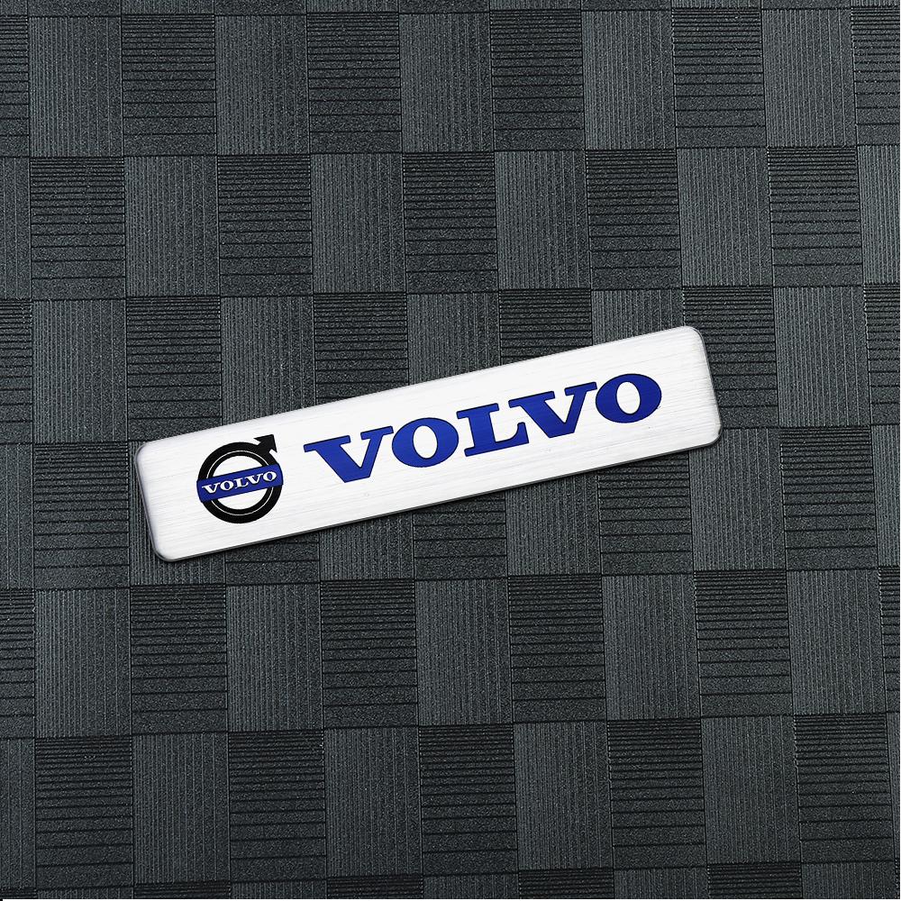1/2PCS Car 3D Aluminum Badge Side Body Rear Trunk Window Stickers For Volvo RDESIGN V40 V50 S40 S80 XC60 S60 XC40 C40 S60 V90