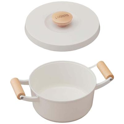 LUONTO Two-Handled Pot 20cm White LUO-P20 – Pot