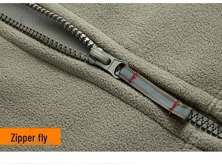 Men's and Women's Embroidered Warm Hooded Winter Fleece Jacket 8918 - Popular Internet Celebrity Style