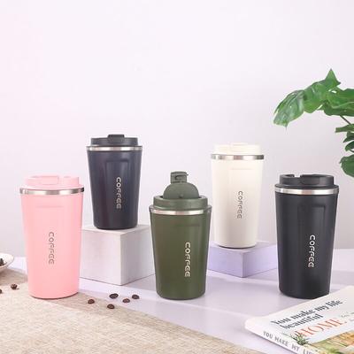 510ml/380ml 304 Stainless Steel High Color Coffee Cup Thermal Insulation Cup