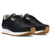 Under Armour Essential- Cushioning Wear-Resistant Low-Top Casual Shoes Women's Black White Sneakers 3028409-001